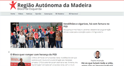 Desktop Screenshot of madeira.bloco.org